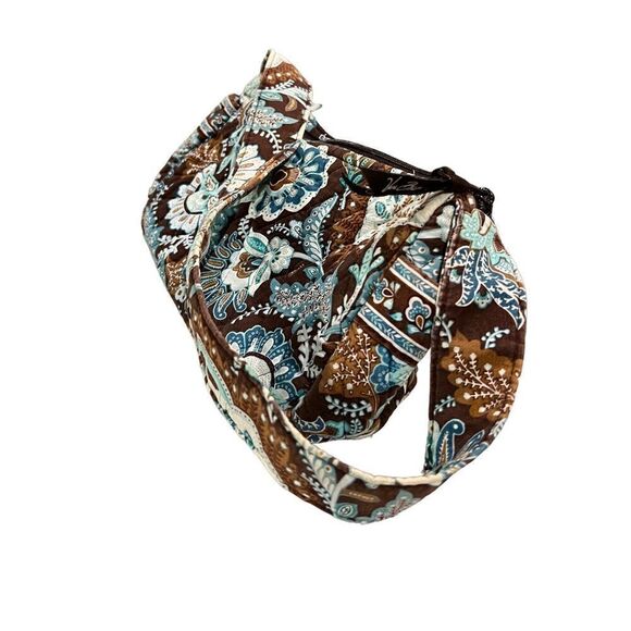 Vera Bradley Maggie Java Blue retired print handbag - Picture 2 of 10
